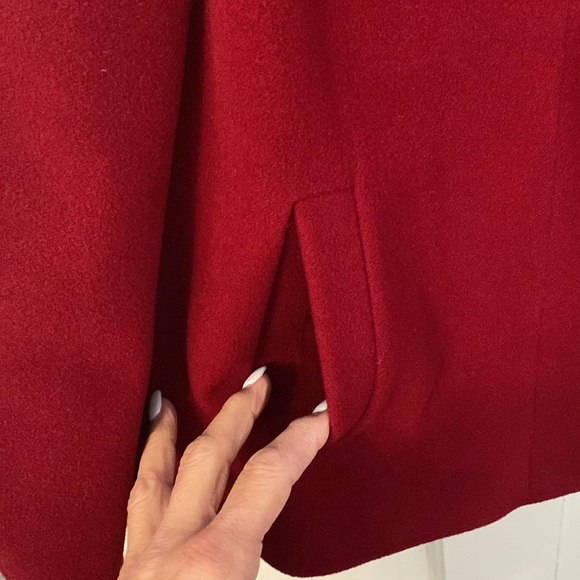 Red wool jacket - Picture 6 of 11